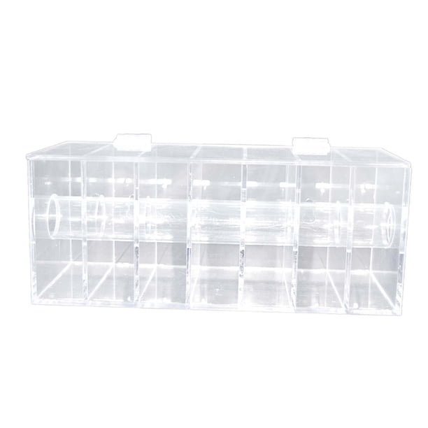 Paquete De 4 Vitrinas Para Bloques De Figuras De Acción De Minifigura, Caja De Almacenamiento De Acrílico Con 3 Pasos Móviles, Regalo Para Niños Y Adultos (negro