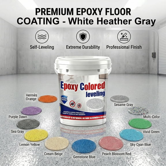 Epoxy floor paint,Epoxy Sand Floor Paint,garage floor paint,garage floor epoxy kit,High Gloss Marble Effect Coating,for Basement, Wood Floors, Garage,Outdoor