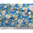 thumbnail image 3 of Soimoi Cotton Duck Fabric Leaves & Magnolia Floral Decor Fabric Printed Yard 42 Inch Wide, 3 of 3