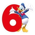thumbnail image 1 of Mickey Mouse Clubhouse - Vela Diseño Número 6 Pato Donald (Rojo, Blanco, Azul), 1 of 2