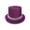 Purple, variant on Glittering Ceremony Hat Masquerades Party Hat Roleplay Costume Hat Festival Prop
