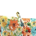 thumbnail image 2 of Jordan Manufacturing 38" x 21" Wildflowers Multicolor Floral Rectangular Outdoor Chair Cushion with Ties and Hanger Loop (2 Pack), 2 of 11
