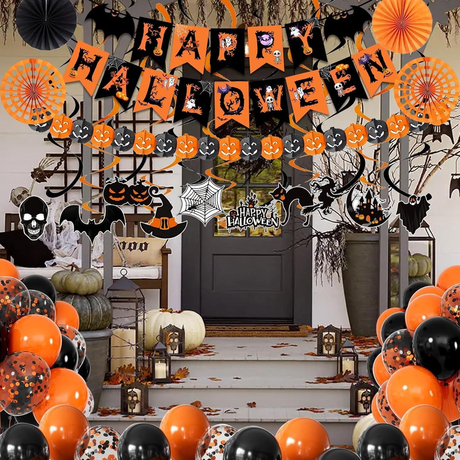 Halloween Banner Paper for Party Decorations