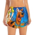 thumbnail image 4 of Lsque Scooby-Doo Printed Women's Running Shorts with Liner Pockets,Elastic Quick Dry Workout Athletic Gym Yoga Shorts,Womens High Waist Shorts-X-Large, 4 of 9