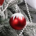 thumbnail image 3 of Juego de 88 bolas navideñas rojas y blancas - Bolas navideñas de plástico irrompibles - Decoración para árboles de Navidad - Crea un ambiente navideño - Para, 3 of 5