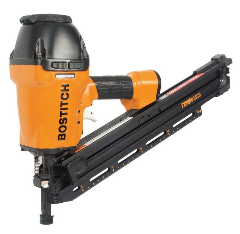 Yellow for sale online BOSTITCH F28WW Air Angled Framing Nailer 