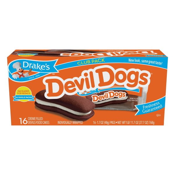 Drake's Club Pack Devil Dogs Cakes, 27.7 oz