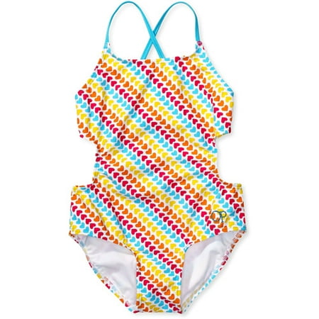 Op - Girls' Crisscross Strap Swimsuit