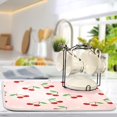 thumbnail image 5 of GZHJMY Cute Fruit (2) Dish Drying Mat for Kitchen Counter,Super Quick Absorbent Composite Sponge Dish Drying Pad,Heat Resistant Non-Slip Rack Tableware Mat (16x18Inch)for Dishes Coffee Machine Dish, 5 of 7