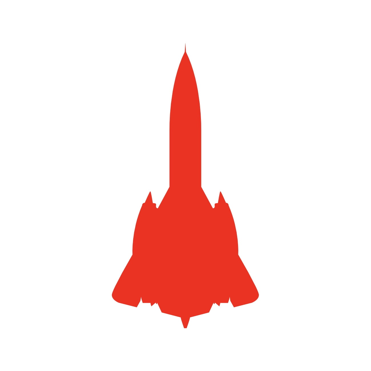 SR-71 Blackbird Sticker Decal Die Cut - Self Adhesive Vinyl