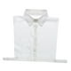 thumbnail image 5 of Blusa de mujer con cuello Peter Pan desmontable y media camisa falsa Blanco, 5 of 8