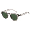thumbnail image 1 of Gtand Gafas de sol retro vintage unisex de estilo redondo tono para hombre y mujer, montura de 46 mm, 1 of 6