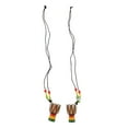 thumbnail image 4 of Mini Batteur Classique en Bois Djembe Percussion Tambour Africain Collier Pendentif B, 4 of 9
