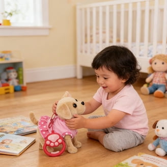 OMG Pets Soft Squishy Puppy That Comes to Life, Puppy and Playset