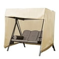 thumbnail image 3 of Garden Hanging Chair Swing Chair Protection Cover Two Zipper Waterproof Dustproof Windproof -, 3 of 7