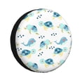 thumbnail image 1 of Fotbe Sea Turtle Funda de Llanta de Repuesto con Estampado, Engrosada, Ajuste Universal para Jeep, Remolque, RV, SUV, Camión-15 inch, 1 of 6