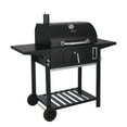 thumbnail image 2 of Royal Gourmet 24" CD1824A 24-Inch Charcoal Grill, Heavy-duty BBQ Smoker for Outdoor Picnic Camping Grilling, Black, 2 of 7