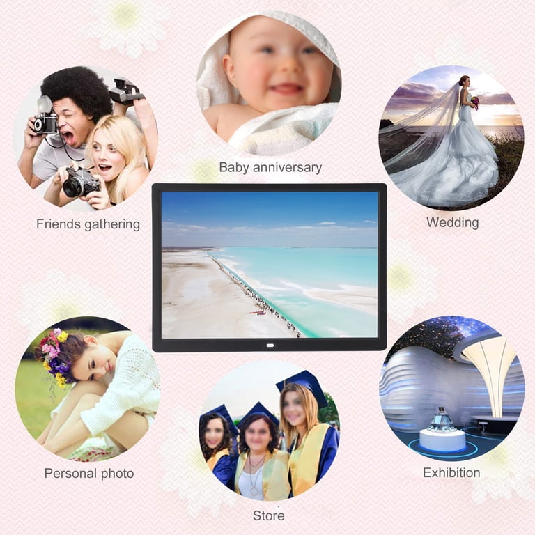 Justpe 15" Digital Picture Frame with HD IPS Screen photo 4
