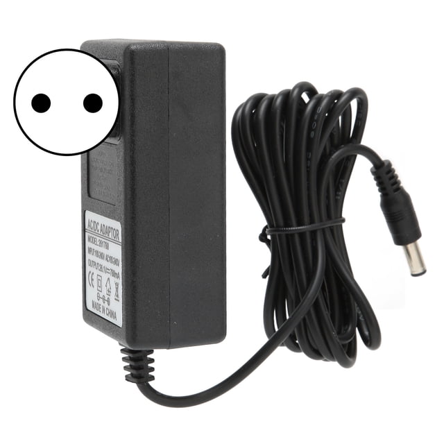 Power Adapter, Overvoltage Protection Simple Operation ABS Material Vacuum Cleaner Charger For Home For Vacuum Cleaner EU Plug