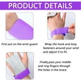 thumbnail image 6 of Gymnastics Grips Wristbands Set for Kids Girls Youth, Palm Protection and Wrist Support Wrist Bands Sports Accessories for Tennis Football Weightlifting Exercise, 6 of 8