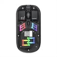 thumbnail image 1 of Ratón de Modo Dual BM200 RGB Luminoso de 2,4 G, Inalámbrico, Bluetooth, Transparente, para Juegos, Deportes Electrónicos, Ordenador, Oficina, Color Negro, 1 of 5