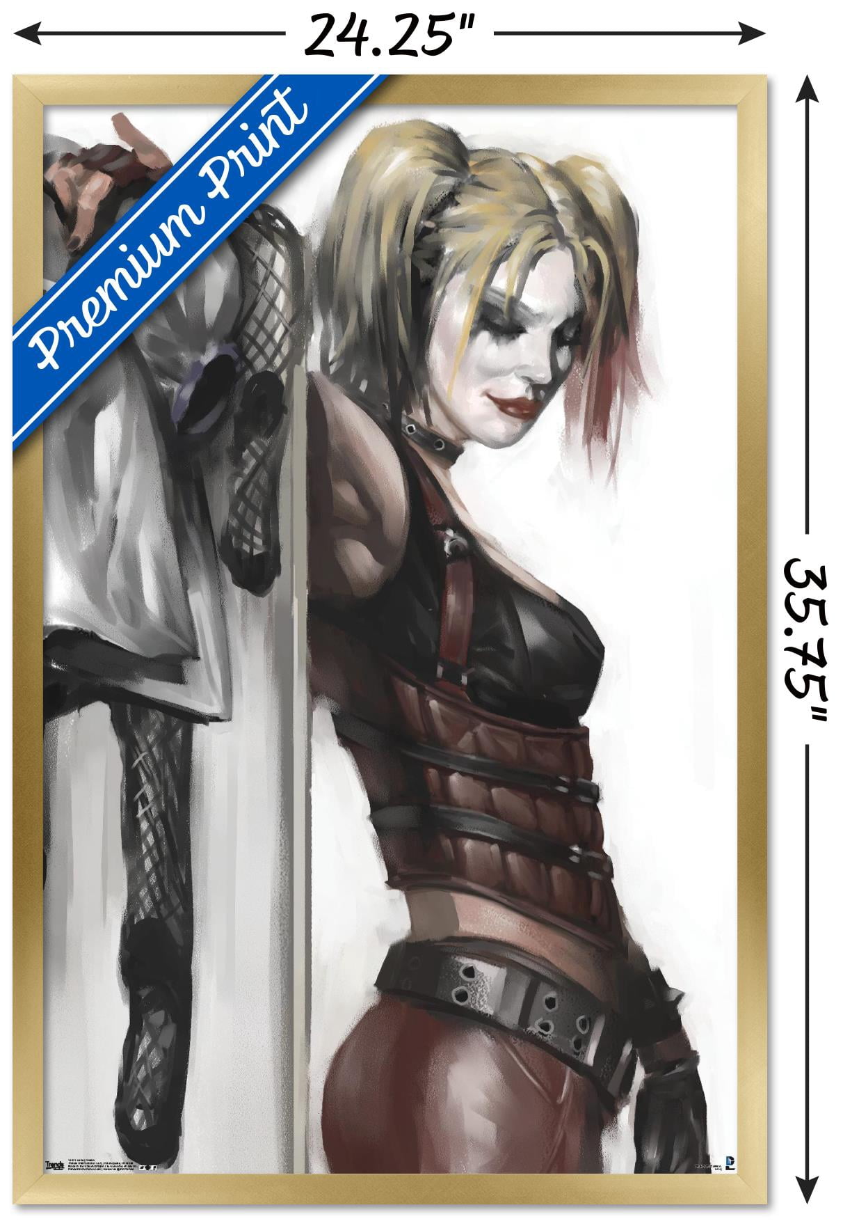 DC Comics - Harley Quinn Wall Poster, 22.375" x 34", Framed