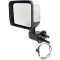 thumbnail image 2 of Mirror Compatible With 2014 Jeep Wrangler (JK) Left Driver Side Heated Chrome Kool-Vue, 2 of 7
