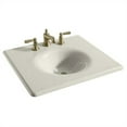 thumbnail image 1 of Kohler 3048 Iron/Impressions 25-in Cast Iron One-Piece Surface And Integrated Lavatory, 1 of 2