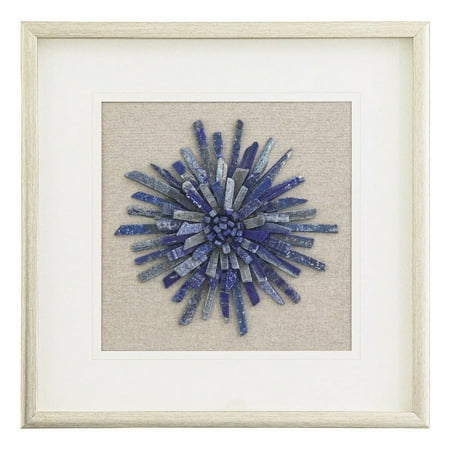 Yosemite Home Decor  Rock of Luck & Happiness  Glass Shadowbox in Multi-Color