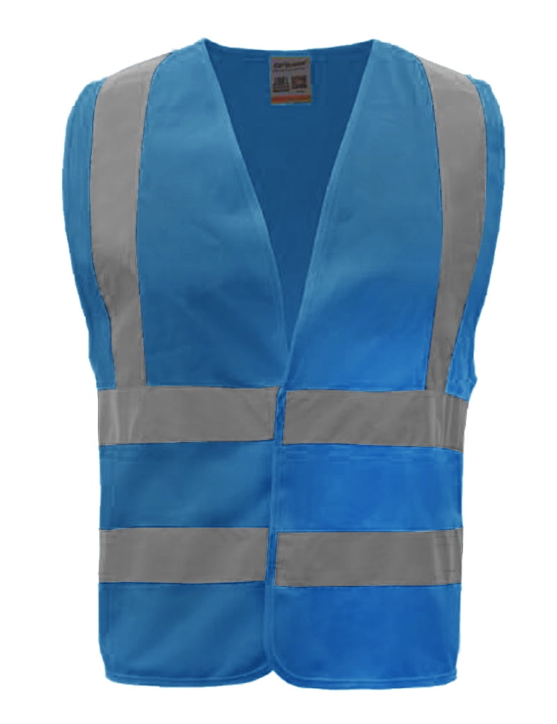GoGo GOGO Industrial Safety Vest with Reflective Stripes, ANSI/ ISEA StandardLight Blue3XL