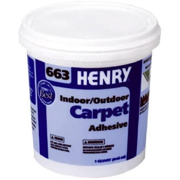 Henry Adhesives Carpet Adhesive Ardex LP 12183 - Waterproof - Pack Of 5, 1 Qt, Beige