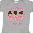 thumbnail image 4 of Inktastic Life's Better in a Tutu KS Girls Baby Bodysuit, 4 of 5