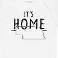 thumbnail image 4 of Inktastic It's Home- State of Nebraska Outline Distressed Text Boys or Girls Baby Bodysuit, 4 of 5