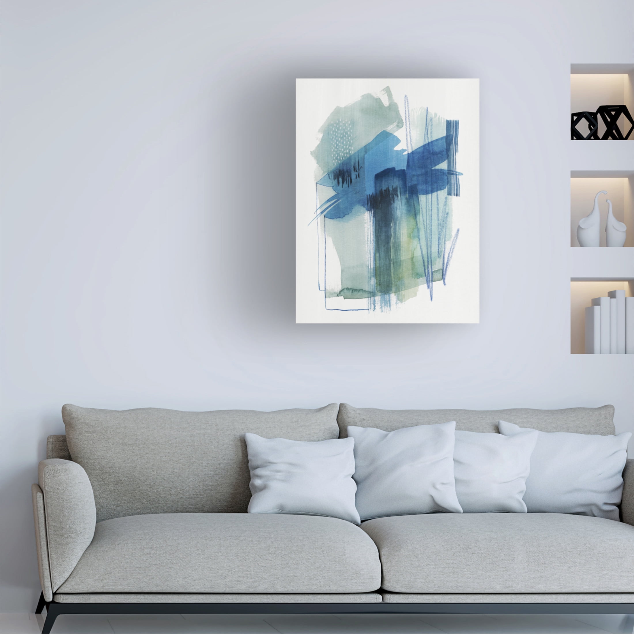 Trademark Fine Art Grace Popp Abstract Oasis II Canvas Wall Art