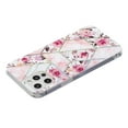 thumbnail image 4 of iPhone 12 Case, iPhone 12 Pro Case, Mantto Cute Slim Fit Hybrid Shockproof Soft TPU Silicone Rubber Bumper Patterned Painted Print Back [6.1 inch] Phone Cover For Apple iPhone 12/12 Pro, Roses, 4 of 6
