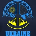 thumbnail image 3 of CafePress - Ukraine Flag Ukrainian Pride Peace Symbol T Shirt - Women's Traditional Fit Dark T-Shirt, 3 of 4