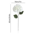 thumbnail image 3 of Artificial Hydrangea Flowers Real Touch Faux Hydrangea Blooms For Home Decor Wedding Arch Bouquet Bridal Handheld Party Floral Supply, 3 of 6
