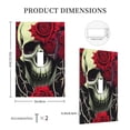 thumbnail image 3 of DouZhe 1-Gang Toggle Switch Wallplate, Horror Gothic Death Skull Roses Decorative Wall Plates, 3 of 7