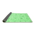 thumbnail image 2 of Ahgly Company Indoor Square Oriental Emerald Green Modern Area Rugs, 8' Square, 2 of 4