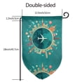 thumbnail image 7 of Wukai Around The Planet Print Garden Flag 12.5x18 Inch Double Sided Sun-resistant Rain-resistant, Wrinkle-resistant Colorfast(Only Flag), 7 of 7
