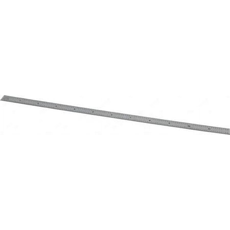 Mitutoyo 12" Long, 1/100, 1/64, 1/50, 1/32" Graduation, Flexible Stainless Steel Rule