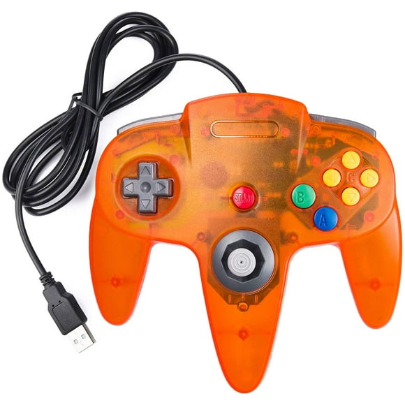 FYBTO USB N64 Controller Classic PC Gamepad Joystick Controller for Windows PC Linux Retro Pie
