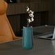 thumbnail image 4 of Jarrón decorativo de plástico de porcelana para decoración del hogar y arreglos florales, 4 of 6