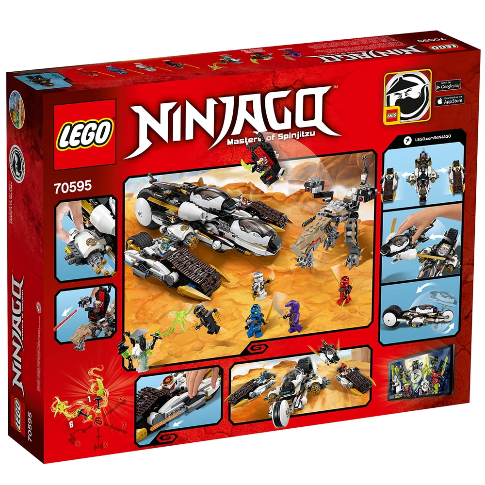 Håndværker håndtag i live LEGO Ninjago Ultra Stealth Raider 70595 - Walmart.com