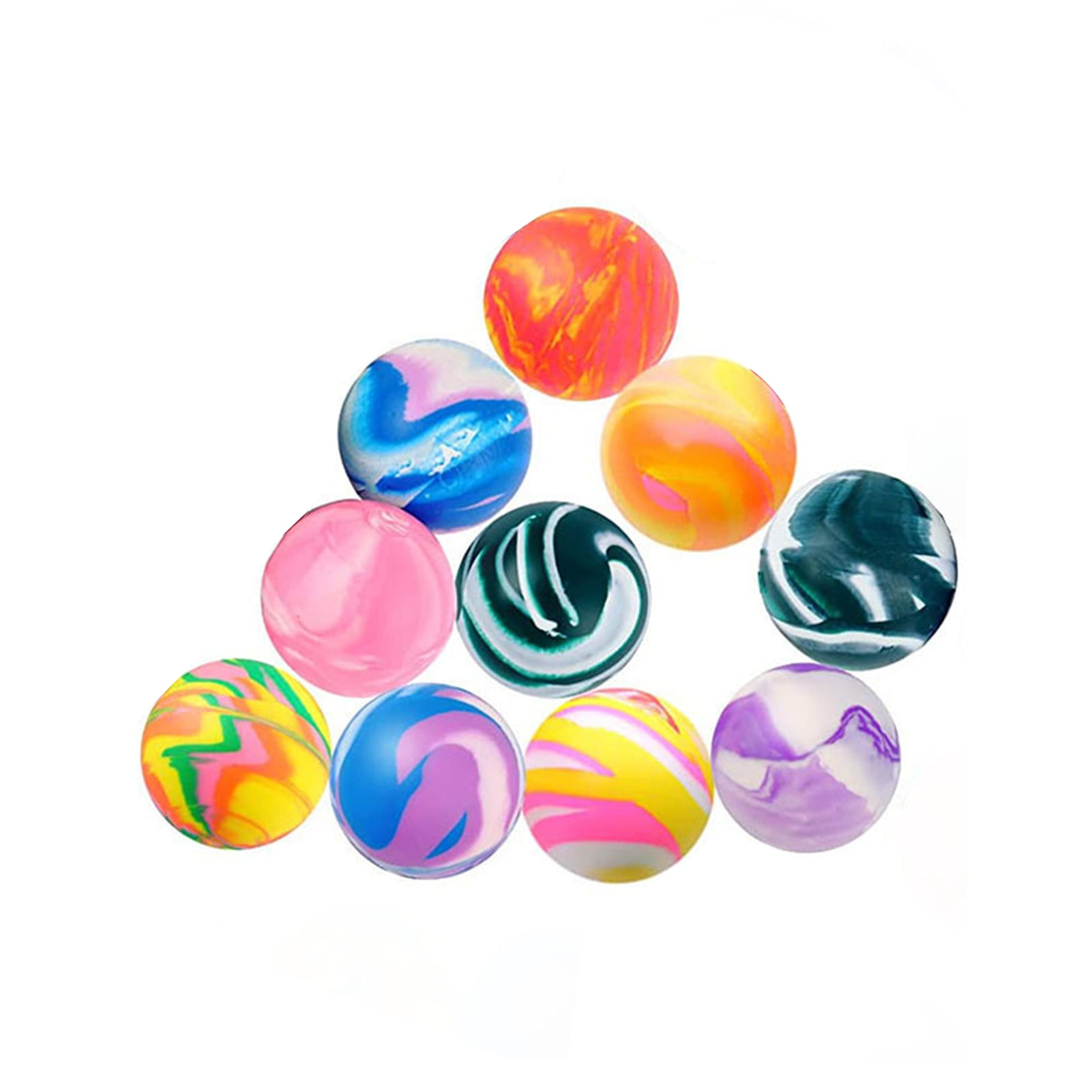 24 Pack Colorful Bouncy Balls 25mm - High Bounce Rubber Balls For Parties, Prizes, Pet Toys & Carnival Games