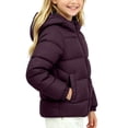 thumbnail image 5 of Mitankcoo Girls Hooded Puffer Jacket Quilted Warm Winter Coat with Zipper and Pockets Lightweight Outerwear 1-8Y, 5 of 5