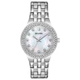 thumbnail image 3 of Bulova Crystal Quartz Mother of Pearl Dial Ladies Watch 96X144, 3 of 3