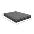 thumbnail image 2 of Lexicon 8" Modern Full Copper-Infused Memory Foam Hybrid Mattress in Gray, 2 of 2