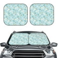 thumbnail image 2 of Fotbe Bee Flower 2-Piece Car Windshield Sun Shade | Sun Blocker for Car Windshield | Foldable Automotive Interior Accessories for Sun Protection-Medium, 2 of 7