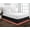 Brick-Red/Black, variant on D.N.G. BEDDINGS Luxury 1 Piece Split Corner Two Tone Tailored Bed Skirt, King Size 6 Inch Deep Pocket, 800 Thread Count, 100% Egyptian Cotton, Solid Black/Hot Pink Color.